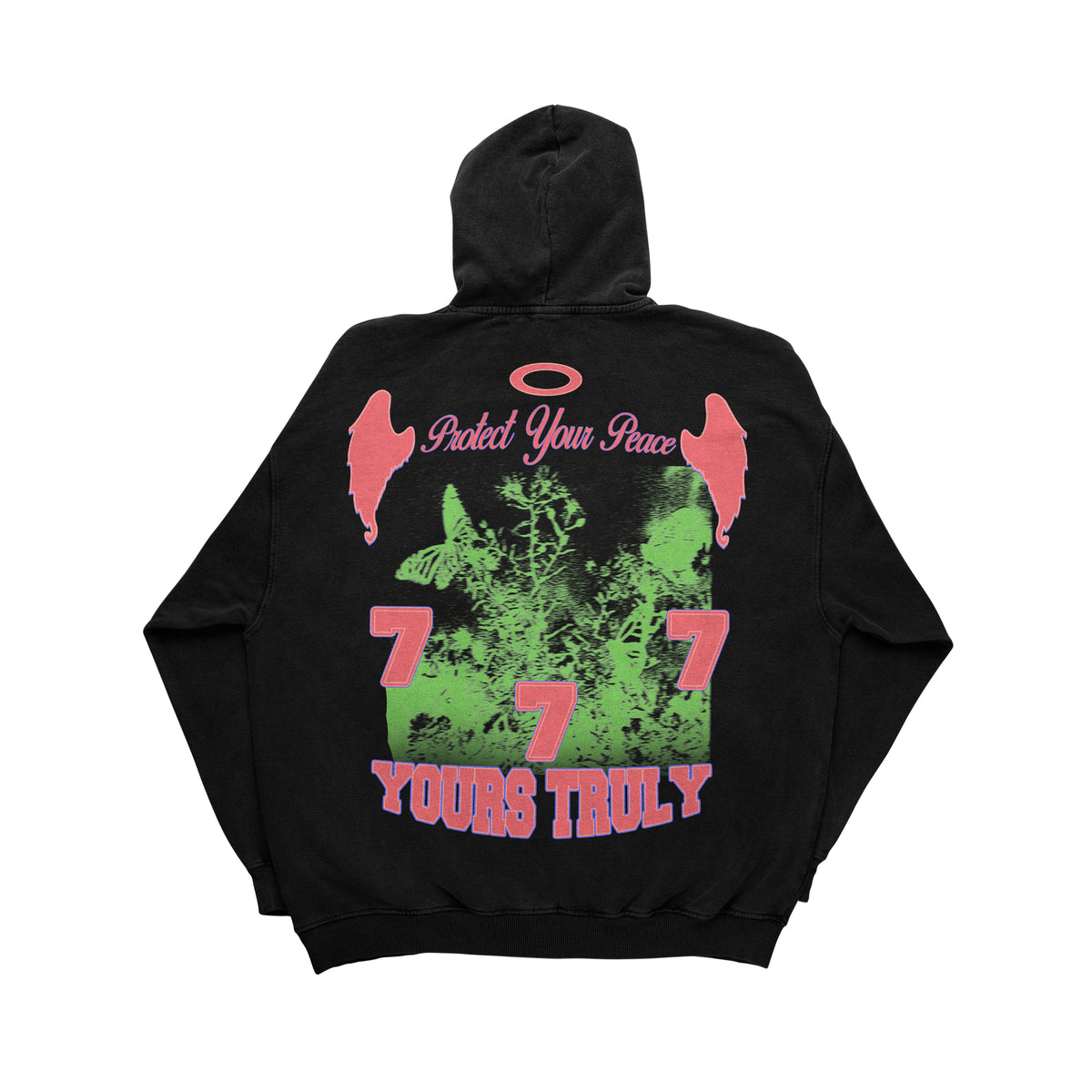 PROTECT YOUR PEACE HOODIE - BLACK